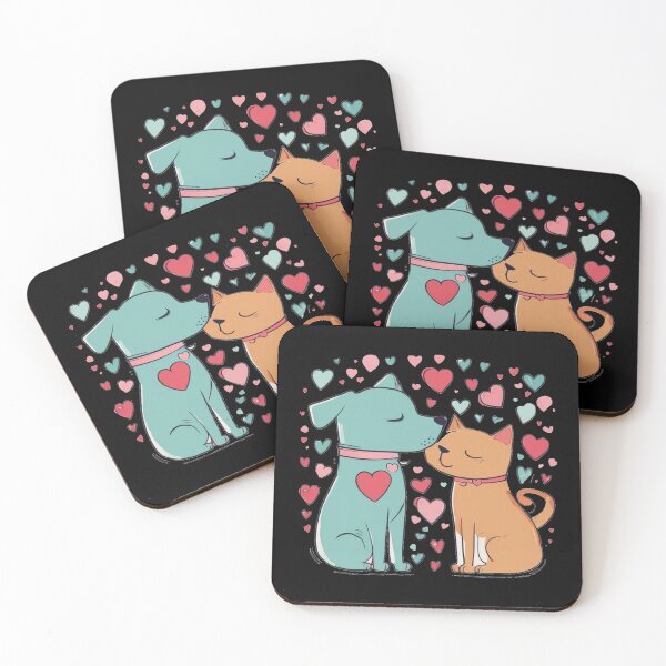 Item preview, Valentine funny cat and dog designed and sold by EvelinZ.
