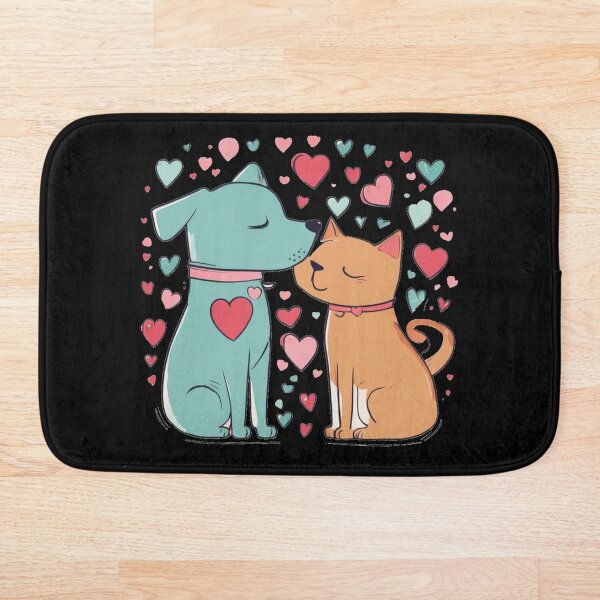 Artikelvorschau, Valentinstag lustige Katze und Hund entworfen und verkauft von EvelinZ.