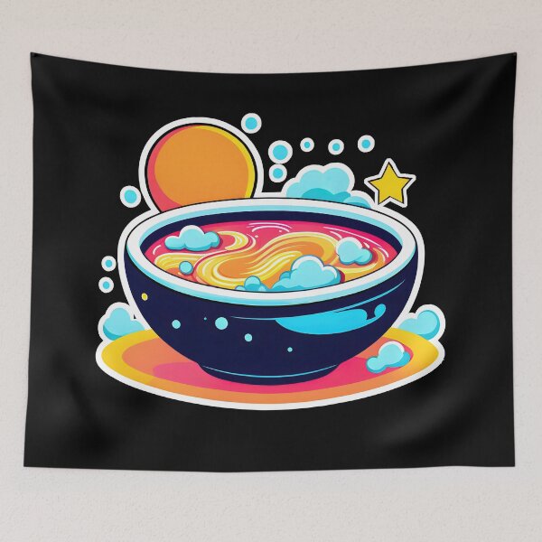 Item preview, Cosmic Soup, Soupreme Delight, Whisked in a Celestial Bowl designed and sold by SinghVillasra.