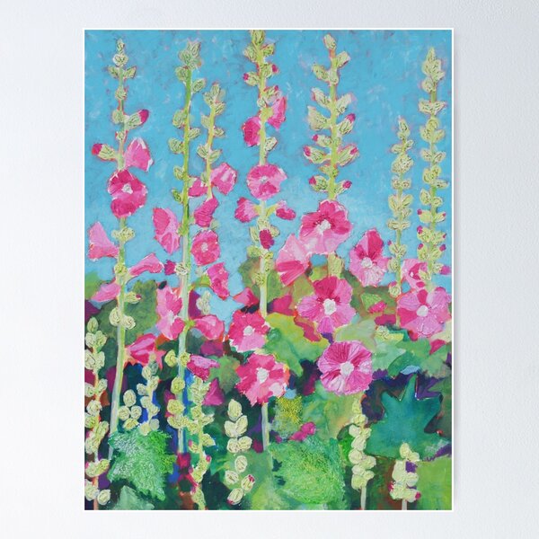 Item preview, Hollyhocks designed and sold by AnneMcArt.