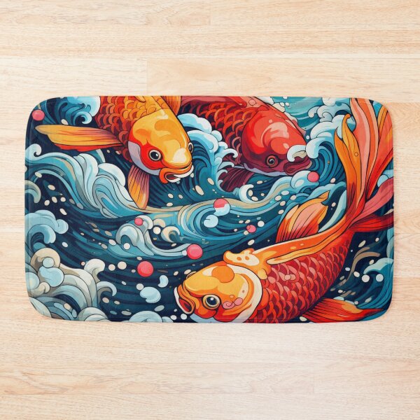 Item preview, Koi Fish At Night designed and sold by GrinGalore.
