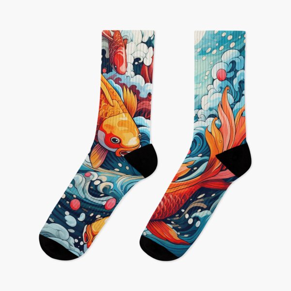 Item preview, Koi Fish At Night designed and sold by GrinGalore.