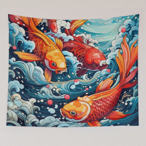 Item preview, Koi Fish At Night designed and sold by GrinGalore.