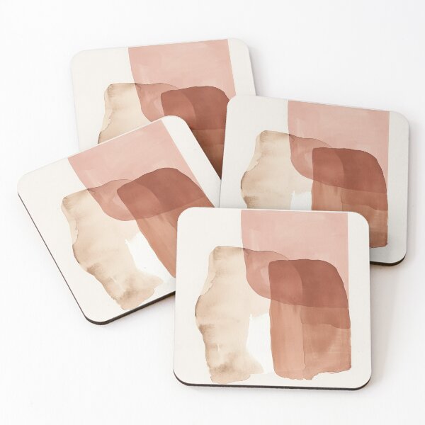 Item preview, Shapes Blush Pink Abstract designed and sold by trajeado14.