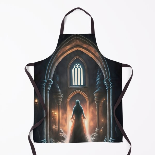 Item preview, A illuminate ghost in a haunted castle designed and sold by MalakShams.