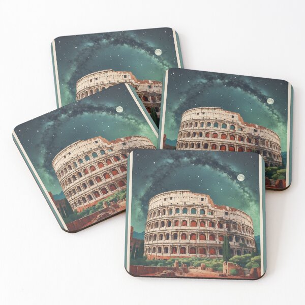 Item preview, Rome Italy Starry Night Vintage Poster Tourism  designed and sold by TravelersGems.