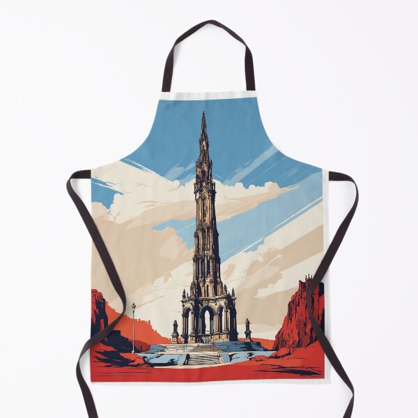 Item preview, Edinburgh Scott Monument UK Vintage Poster Tourism designed and sold by TravelersGems.