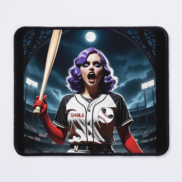 Artikelvorschau, Ghouls – Weibliches Baseballteam entworfen und verkauft von FatCatStudios.
