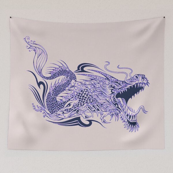 Item preview, Chinese dragon tattoo art designed and sold by zorkaa1.