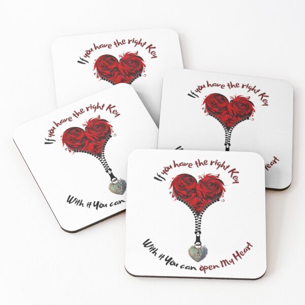 Item preview, If You have the right key you can get My Heart. man, woman, disposition, mood, quote, typography. designed and sold by 2012DreamVision.