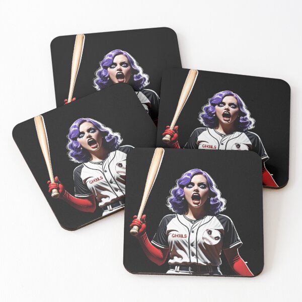 Artikelvorschau, Ghouls – Weibliches Baseballteam entworfen und verkauft von FatCatStudios.