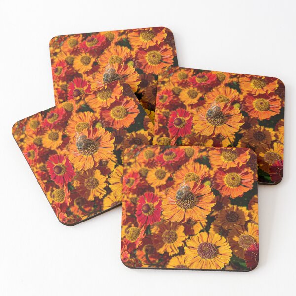 Item preview, Bee on Orange Sunflowers designed and sold by RPoli3.