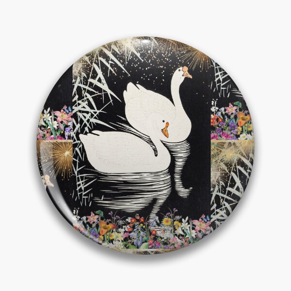 Item preview, Majestic Duo: Graceful White Geese in Nature designed and sold by Delightandarts.