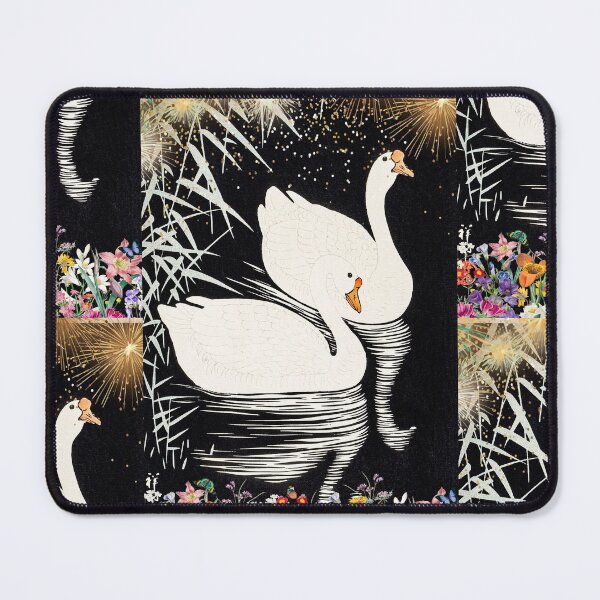 Item preview, Majestic Duo: Graceful White Geese in Nature designed and sold by Delightandarts.