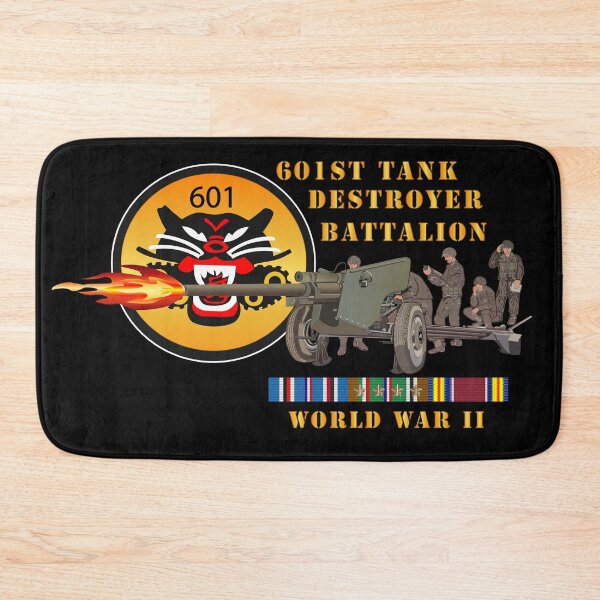 Item preview, Army - 601st Tank Destroyer Bn w Anti-Tank Gun EUR SVC WWII designed and sold by Military Insignia Products.