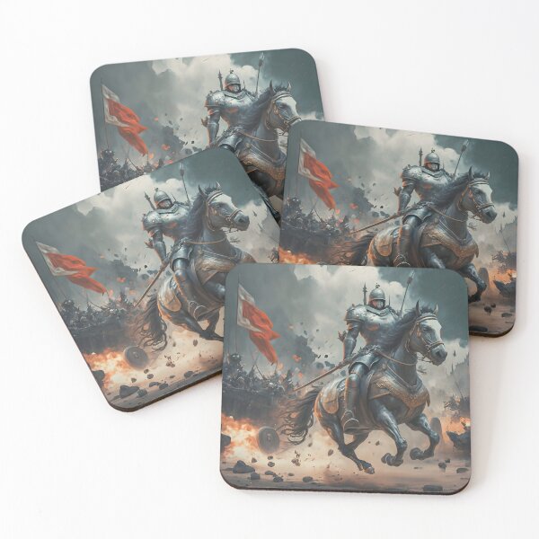 Item preview, A warrior soldier in a shining armor riding a majestic horse  designed and sold by MalakShams.