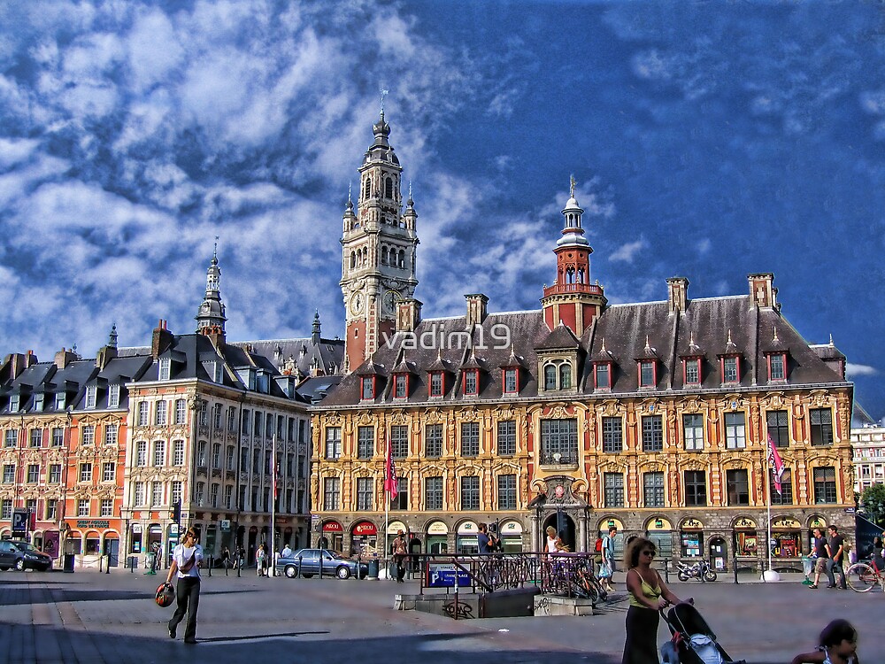 "Grand' Place, Lille, France" by vadim19 | Redbubble