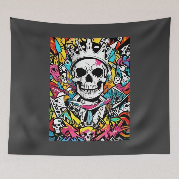 Item preview, Skull in a crown designed and sold by ArtCraftLab.