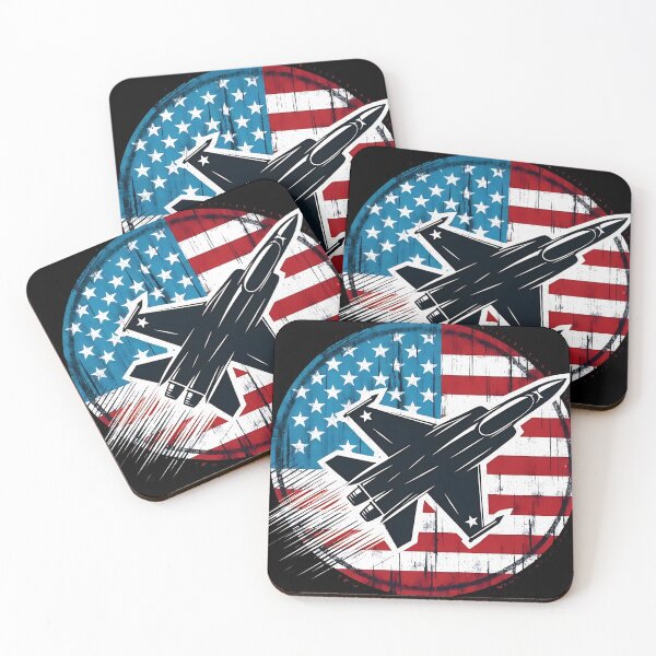 Item preview, Patriotic Skies - American Fighter Jet Power designed and sold by MnDShirts.