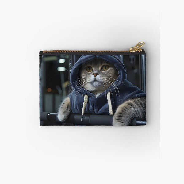Item preview, Cat working out in the gym designed and sold by dcrc.
