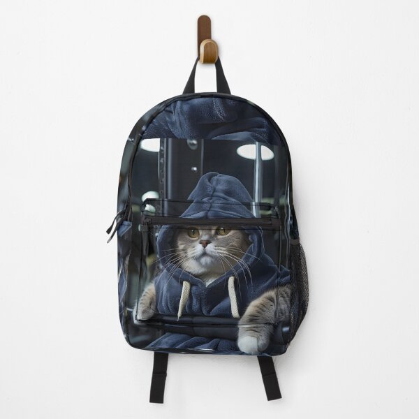 Item preview, Cat working out in the gym designed and sold by dcrc.
