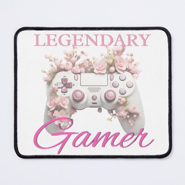 Item preview, Pink Flowery Playstation Video Game Controller designed and sold by Pixels2Patterns.