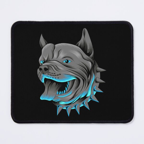 Item preview, XL Bully Fierce Looking Vibrant Grey x Blue Style Pitbull Design designed and sold by GSDDESIGNMERCH.