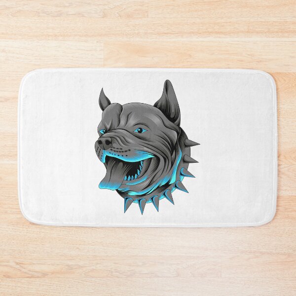 Item preview, XL Bully Fierce Looking Vibrant Grey x Blue Style Pitbull Design designed and sold by GSDDESIGNMERCH.