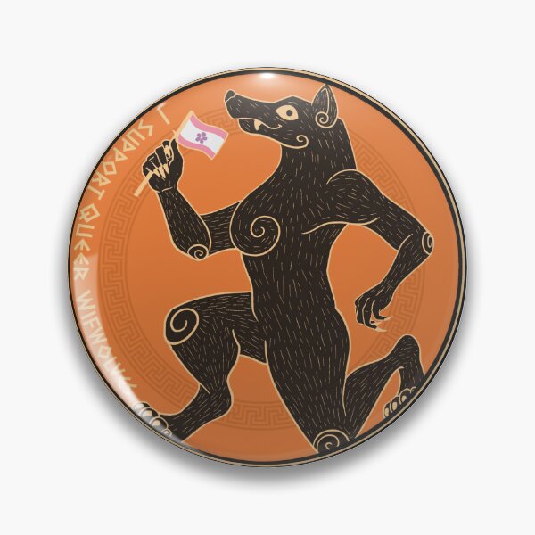 Item preview, I Support Queer Wifwolves - Sapphic Werewolf  designed and sold by unapetunia.