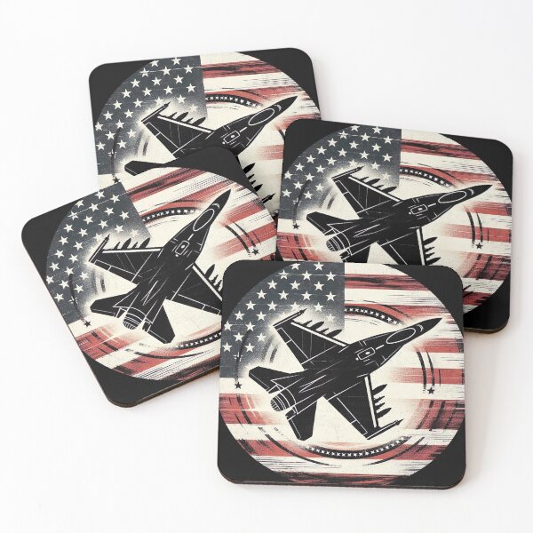 Item preview, Patriotic Skies - American Fighter Jet Power designed and sold by MnDShirts.