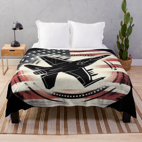 Item preview, Patriotic Skies - American Fighter Jet Power designed and sold by MnDShirts.