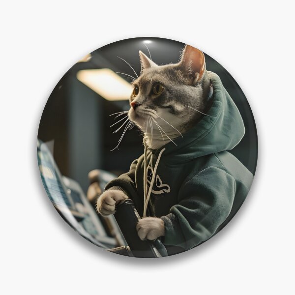Item preview, cat working out in the gym designed and sold by dcrc.