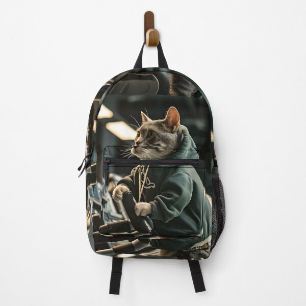 Item preview, cat working out in the gym designed and sold by dcrc.