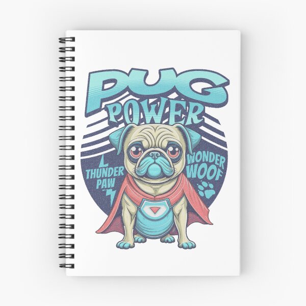 Item preview, Blue Pug Power in a Dapper Suit  designed and sold by dimaxstore.