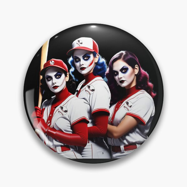 Item preview, Ghouls - Female Baseball Team designed and sold by FatCatStudios.