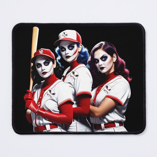 Item preview, Ghouls - Female Baseball Team designed and sold by FatCatStudios.