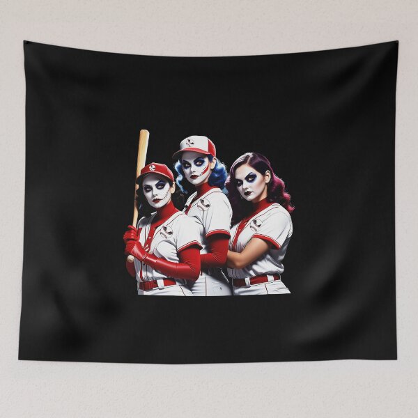 Artikelvorschau, Ghouls – Weibliches Baseballteam entworfen und verkauft von FatCatStudios.