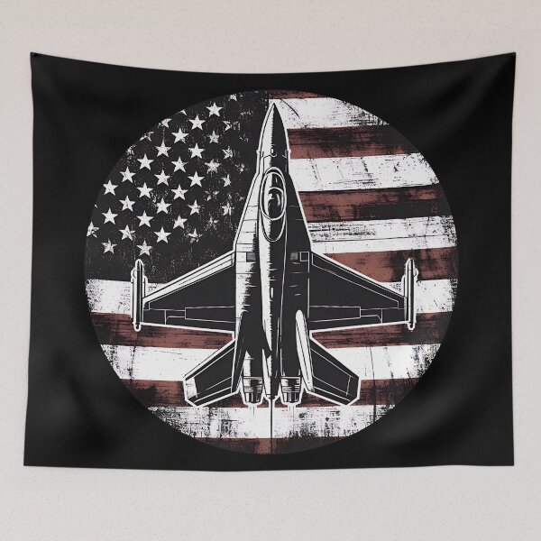 Item preview, Patriotic Skies - American Fighter Jet Power designed and sold by MnDShirts.