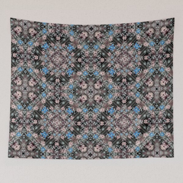 Item preview, Salmon flower pattern  designed and sold by Flowersonstuff.