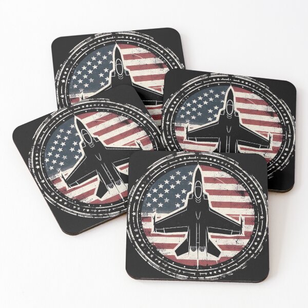 Item preview, Patriotic Skies - American Fighter Jet Power designed and sold by MnDShirts.
