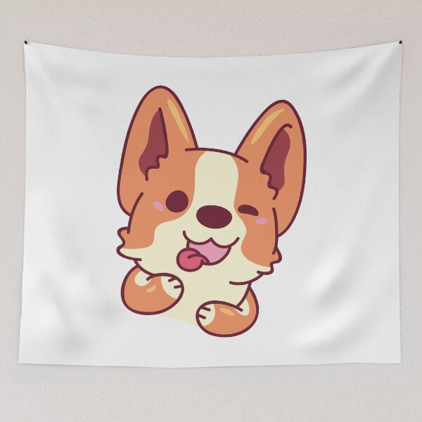Item preview, Joyful Canine Expression: Vibrant Dog Portrait Illustration designed and sold by OpsDesing.