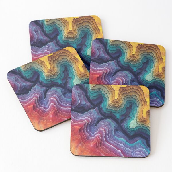 Item preview, Vibrant Geothermal Fractal - Bird's Eye View designed and sold by EtherealEchoes.