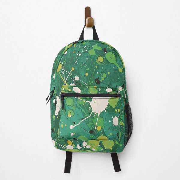 Item preview, Tiled Green Paint Splatter Pattern designed and sold by dcrc.