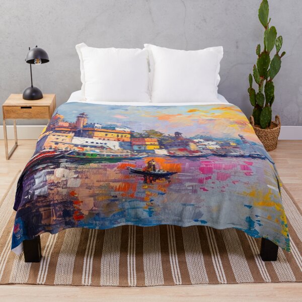 Item preview, Greek sea, Canvas Beautiful place, oil paint designed and sold by Pawimon.