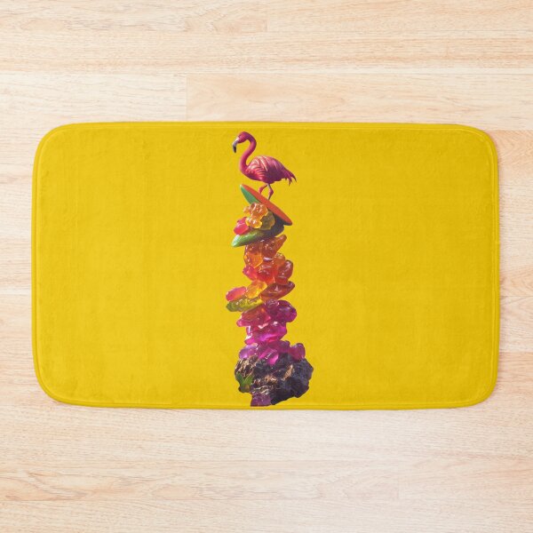 Item preview, Gummy Glide: Flamingo's Sweet Surf Safari designed and sold by AI-Only Creations.