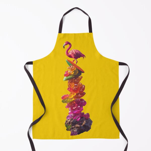 Item preview, Gummy Glide: Flamingo's Sweet Surf Safari designed and sold by AI-Only Creations.