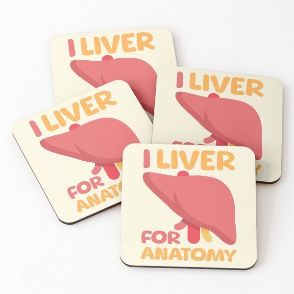Item preview, I Liver For Anatomy! Anatomy Puns designed and sold by PMCreative.