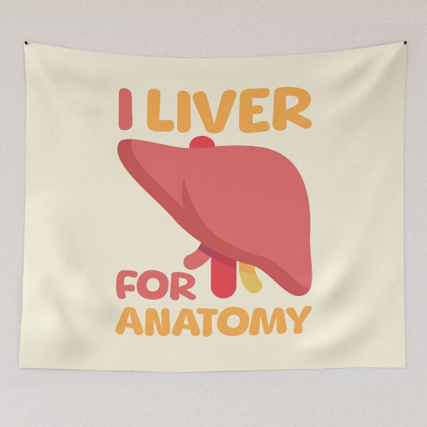 Item preview, I Liver For Anatomy! Anatomy Puns designed and sold by PMCreative.