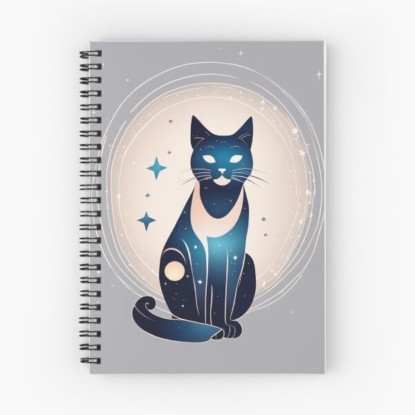 Item preview, Starry Midnight Meow designed and sold by CelestialCosmos.