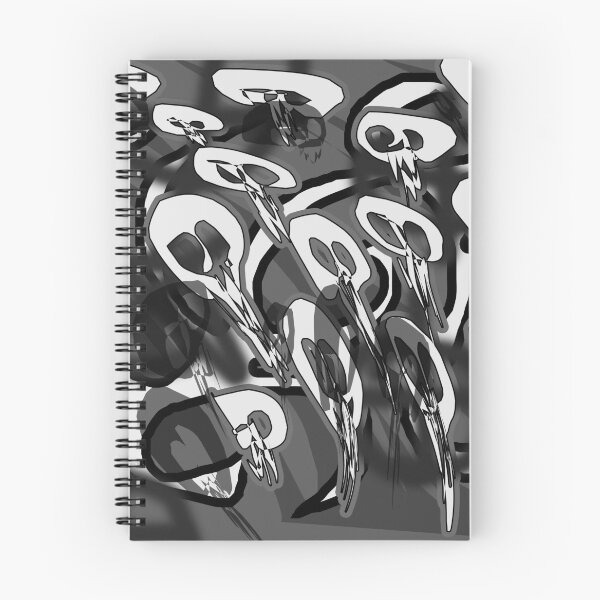 Item preview, Flying Skulls (Gray) designed and sold by skullbal.